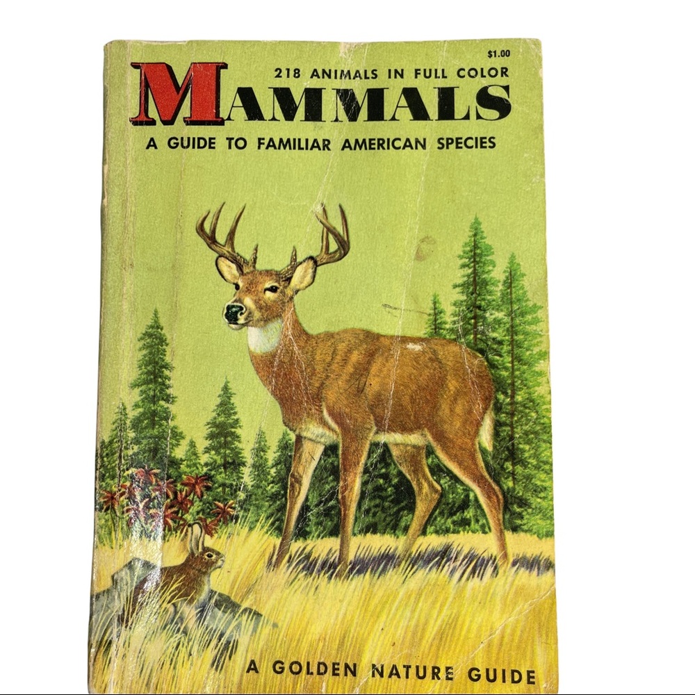 Mammals: Guide to familiar American species; 218 animals full color ('55 ed)